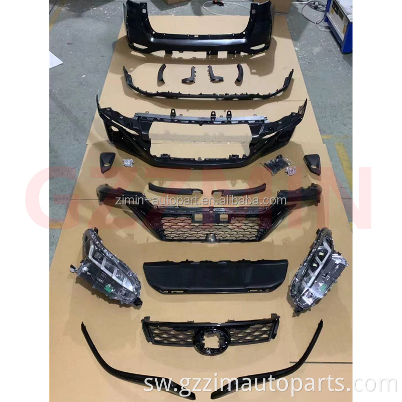 Mbele mpya ya kuwasili & nyuma bumper bodykit kuboresha kit kit kit fit for fo-tuner 2021